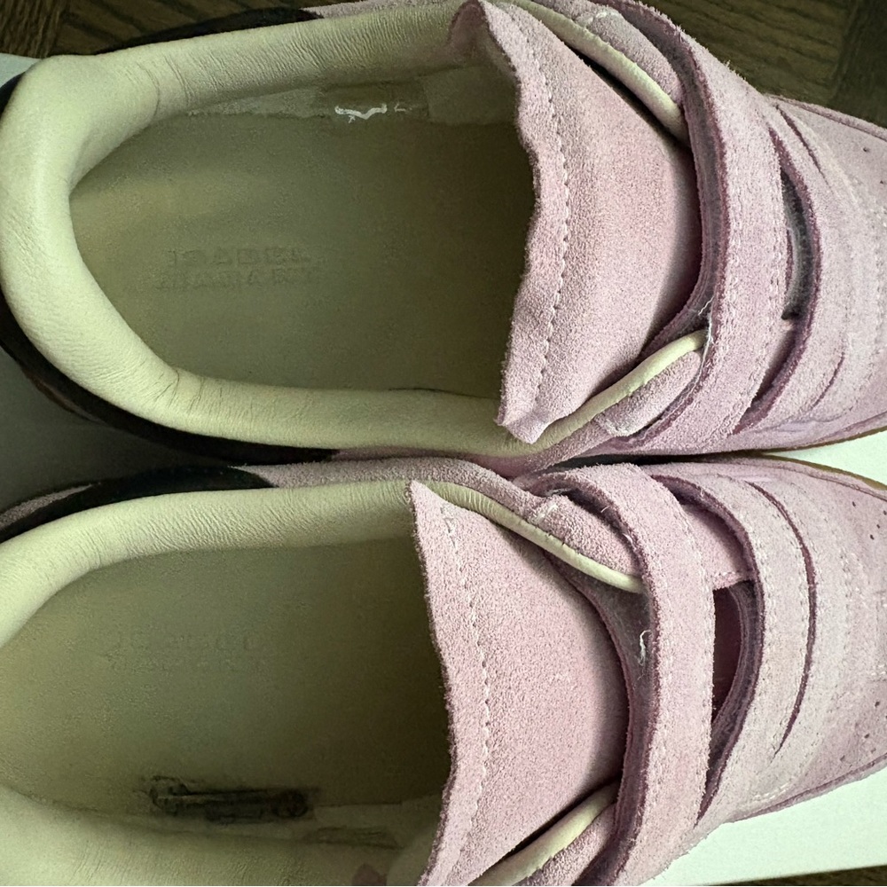 Isabel Marant Beth Sneaker in Pink/Silver - Picture 5 of 9